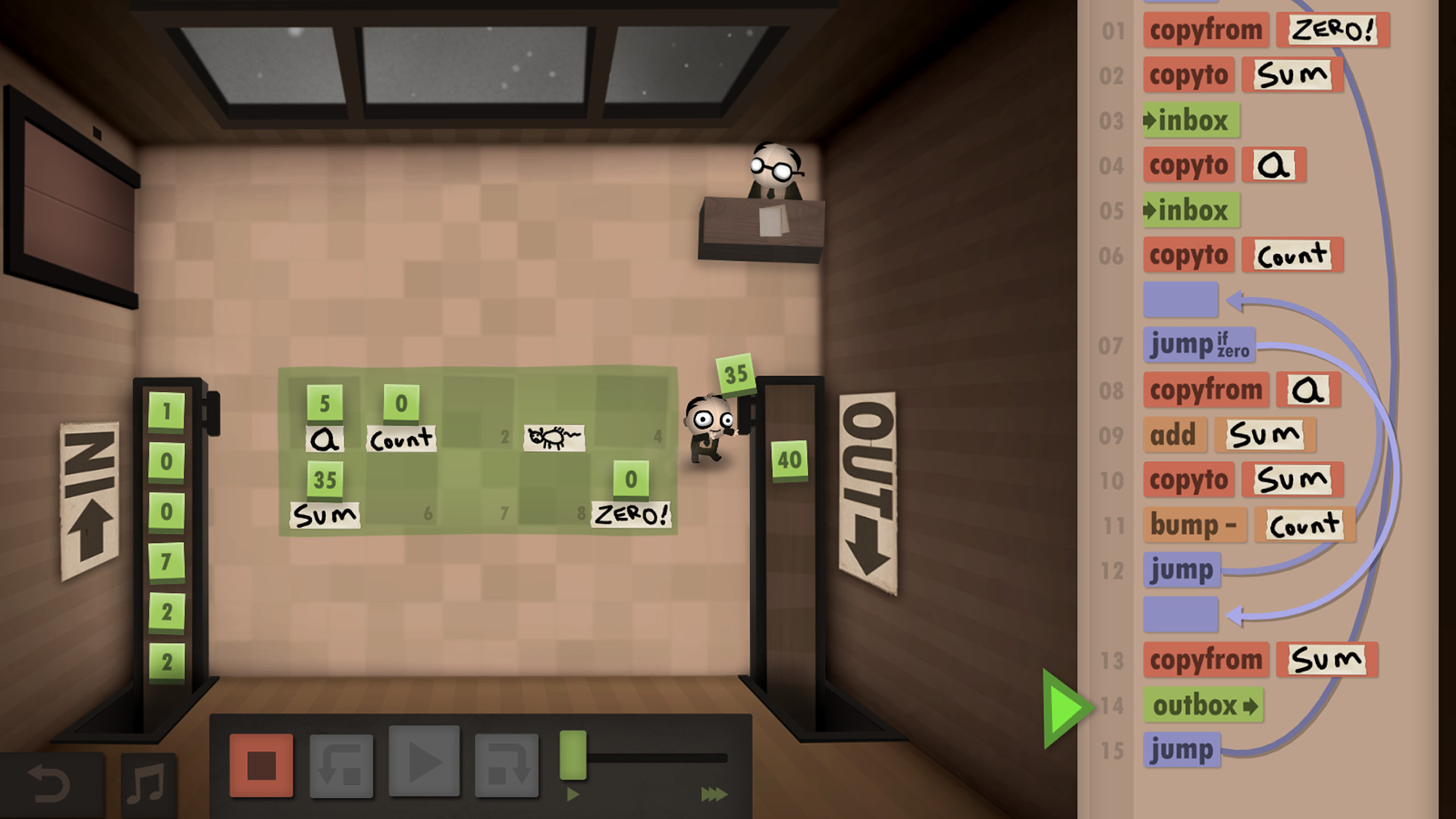 “Human Resource Machine” – Et spill som gjør deg til en programmerer