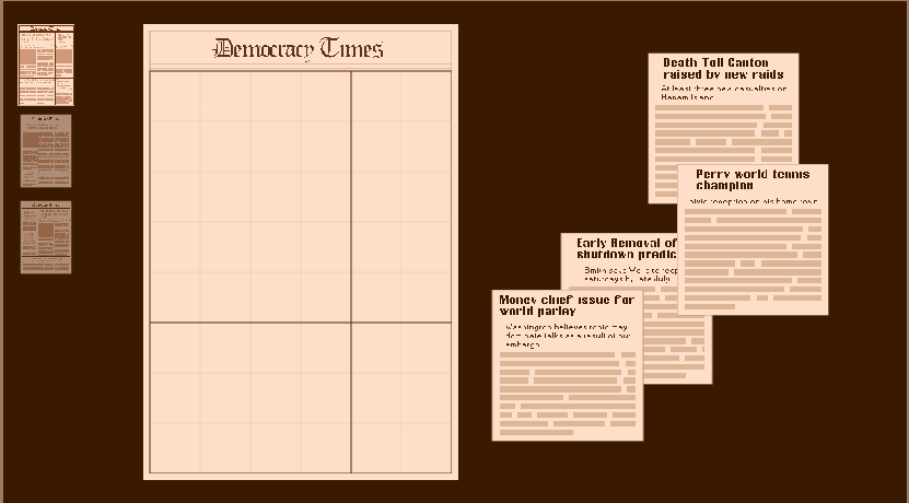 «The Democracy Times» – Presseetikk i 1933