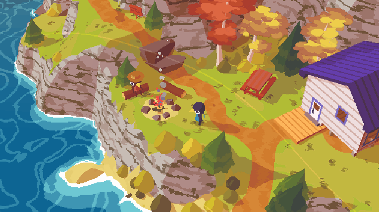 «A Short Hike» – Skrivestarter, spillanalyse og folkehelse i samme spill