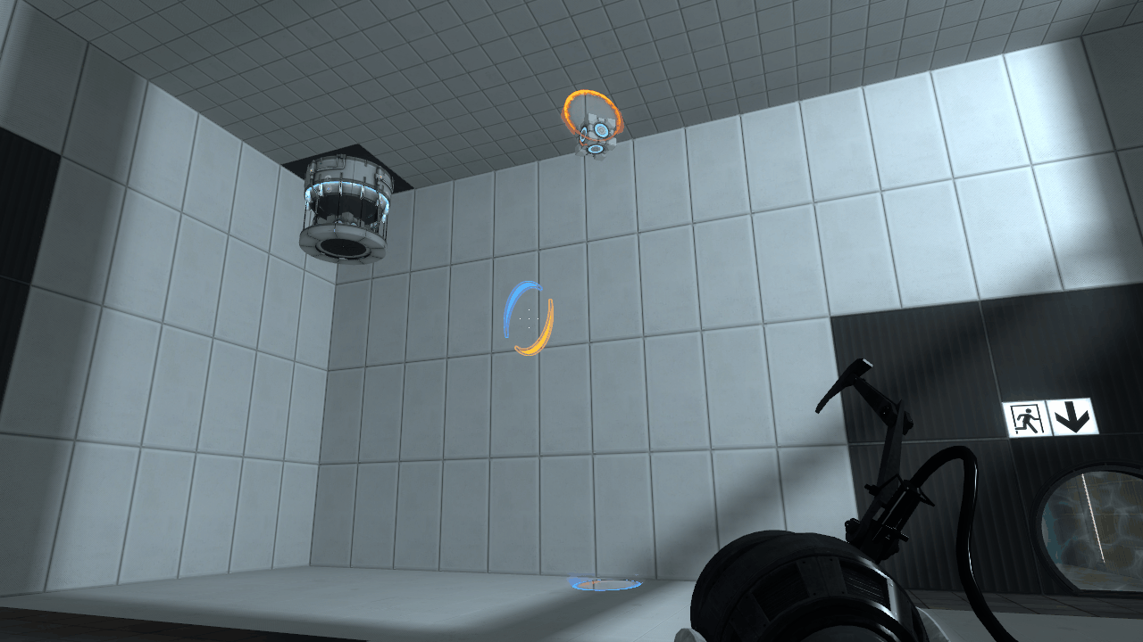 «Portal 2» – Hva er gravitasjon, mekanisk energi, akselerasjon og fart?